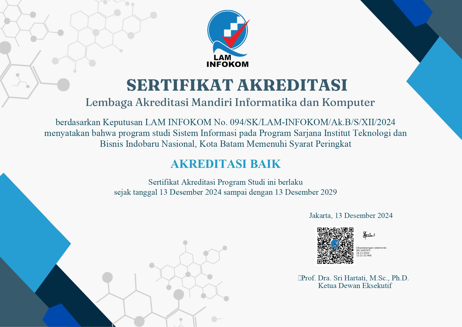 Sertifikat Akreditasi