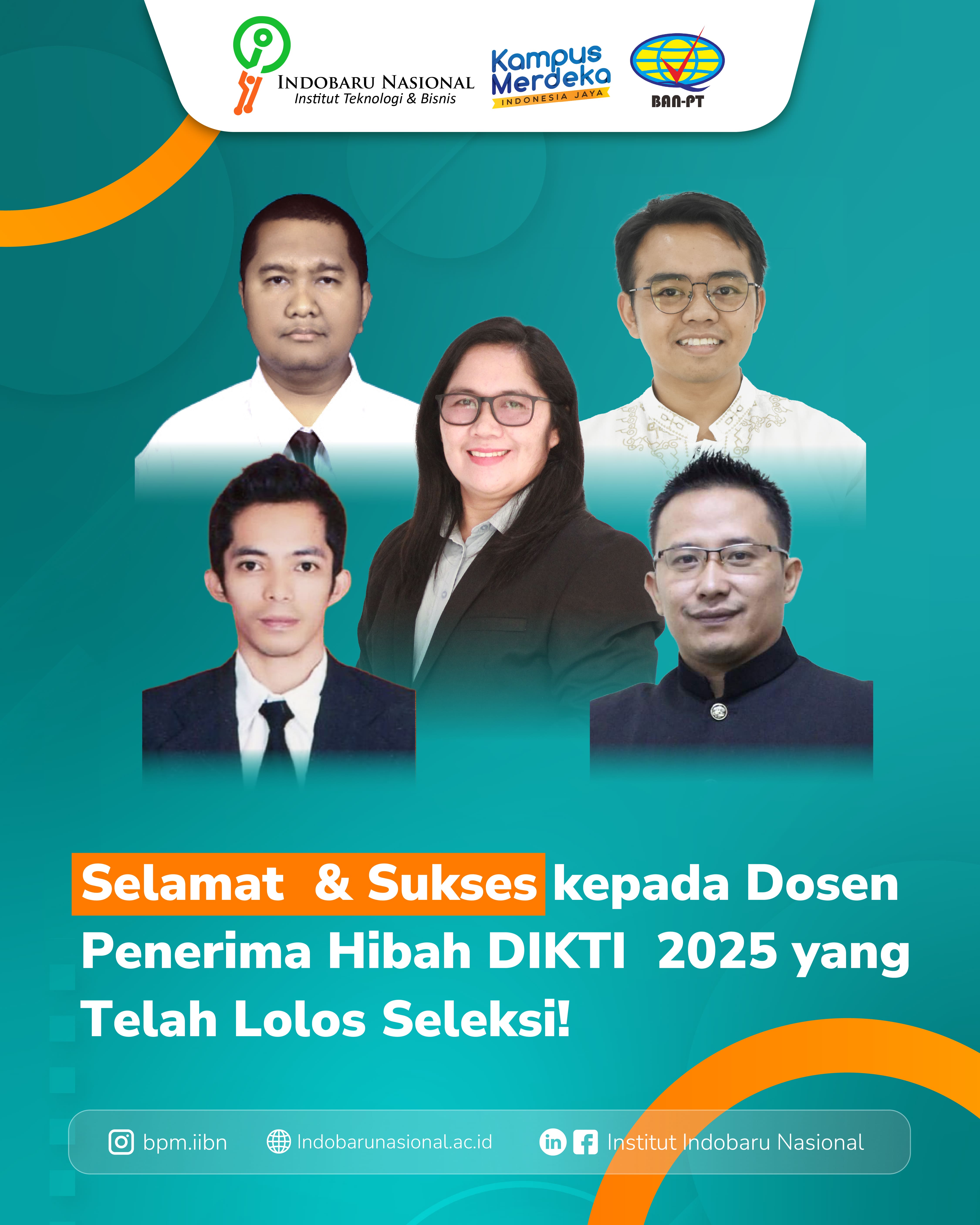 5 Dosen IIBN Berhasil Meraih Hibah Penelitian PDDIKTI 2025